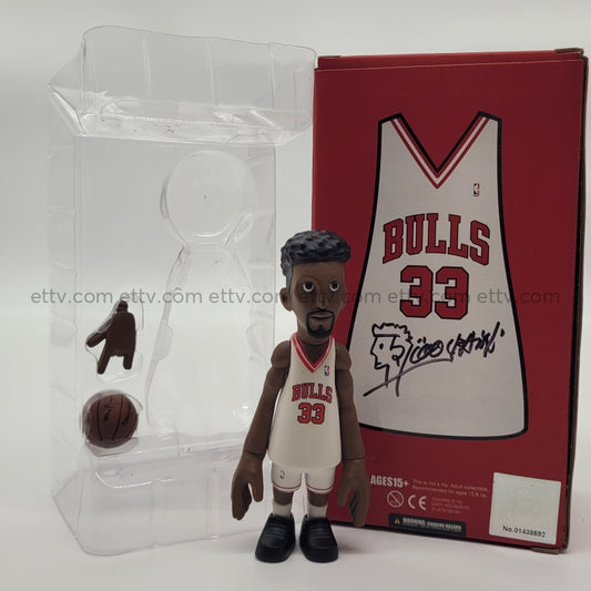 Ettv Mindstyle X Coolrain Nba Scottie Pippen Signed+Remarque Sketch By Art Toys