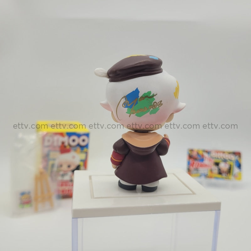Ettv Popmart Dimoo Time Roaming Series Signed By Artist Ayan Deng (Artist) 1Pc Art Toys