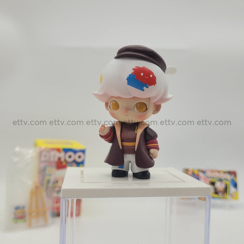 Ettv Popmart Dimoo Time Roaming Series Signed By Artist Ayan Deng (Artist) 1Pc Art Toys