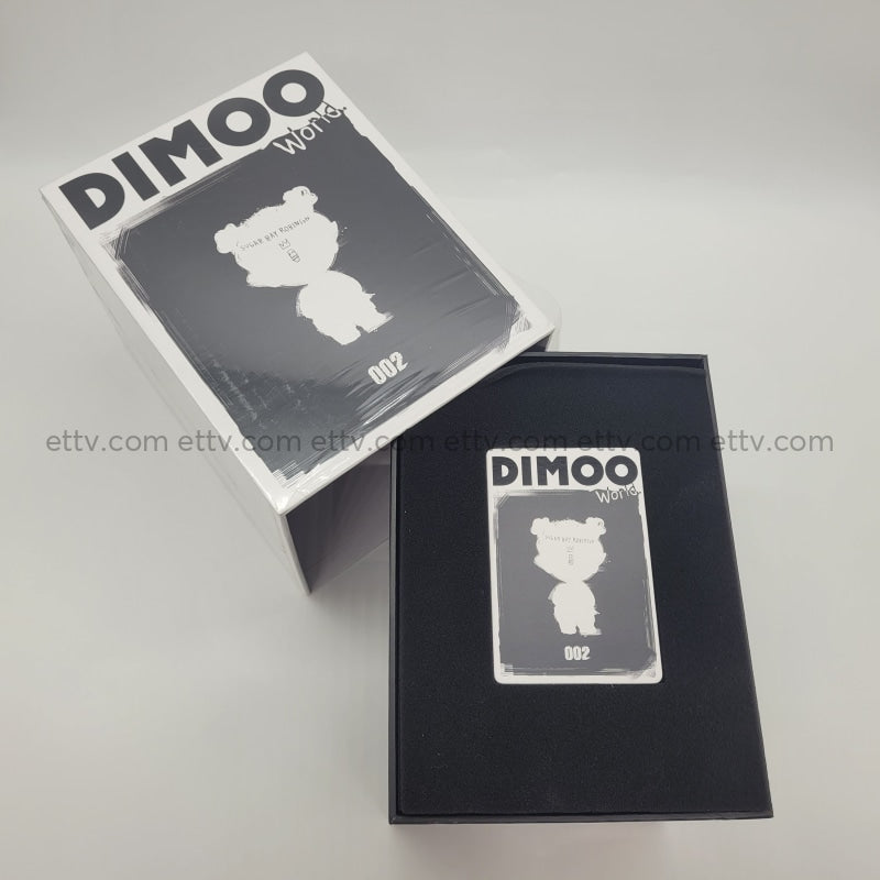 Ettv Popmart Dimoo X Jean Michel Basquiat Rare Signed Two Signatures By Ayan Deng (002)#B Art Toys