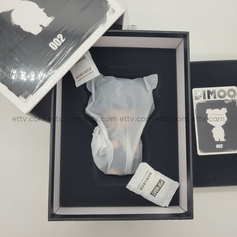 Ettv Popmart Dimoo X Jean Michel Basquiat Rare Signed Two Signatures By Ayan Deng (002)#B Art Toys