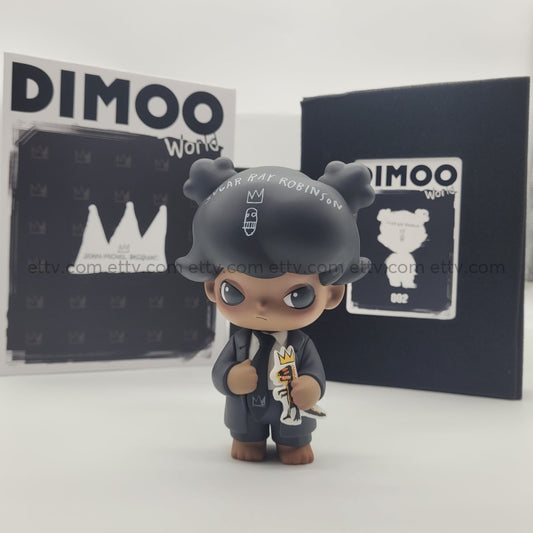 Ettv Popmart Dimoo X Jean Michel Basquiat Signed By Artist Ayan Deng (002)#A Art Toys