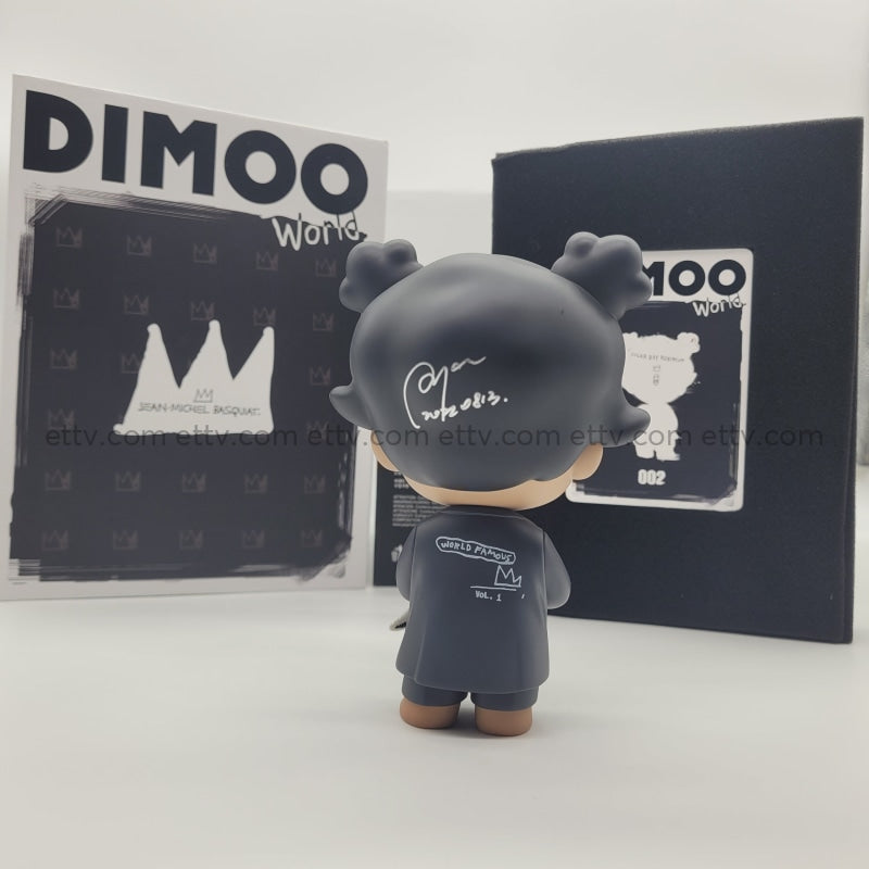 Ettv Popmart Dimoo X Jean Michel Basquiat Signed By Artist Ayan Deng (002)#A Art Toys