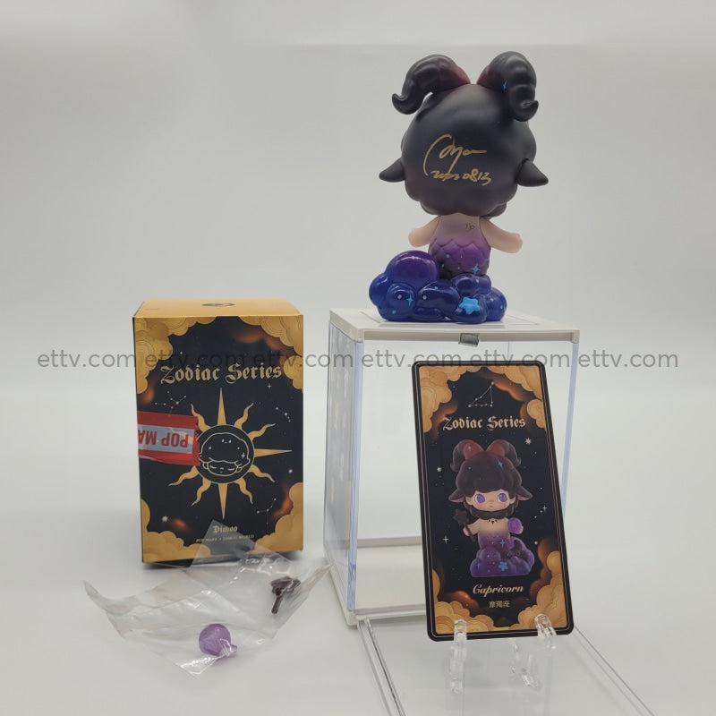 Ettv Popmart Dimoo Zodiac Series Signed By Artist Ayan Deng (Capricorn) 1Pc Art Toys
