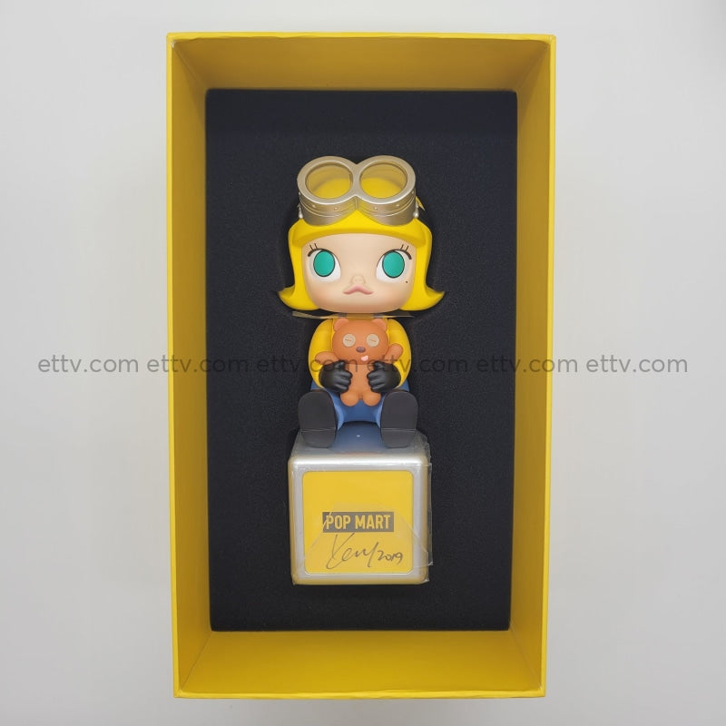 Ettv Popmart Kennyswork Minions Molly Signed+Remarque Hand Drawn Sketch By Kenny Wong Art Toys