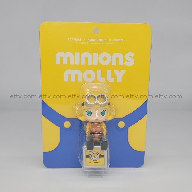 Ettv Popmart Minions Molly Mini Figure Signed By Kenny Wong Art Toys