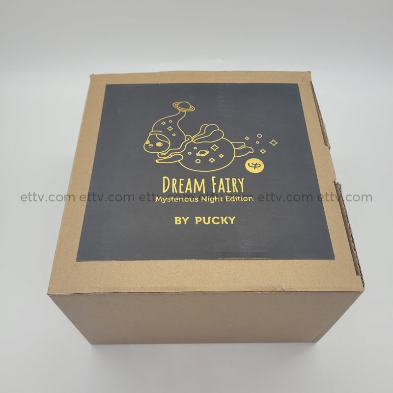 Ettv Popmart Pucky Dream Fairy Mysterious Night Edition Signed Coa+Remarque Hand Drawn Sketch By