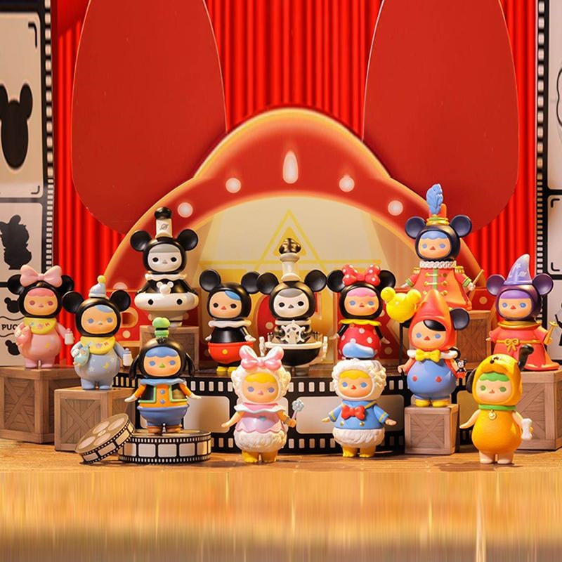 POPMART Pucky Disney Mickey Family Series Blind Box (#5c Secret Chase Steamboat Willie) 1pc
