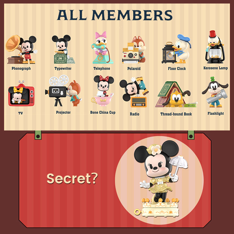 POPMART Disney Mickey and Friends The Ancient Times (#12 Music Box) Secret Chase