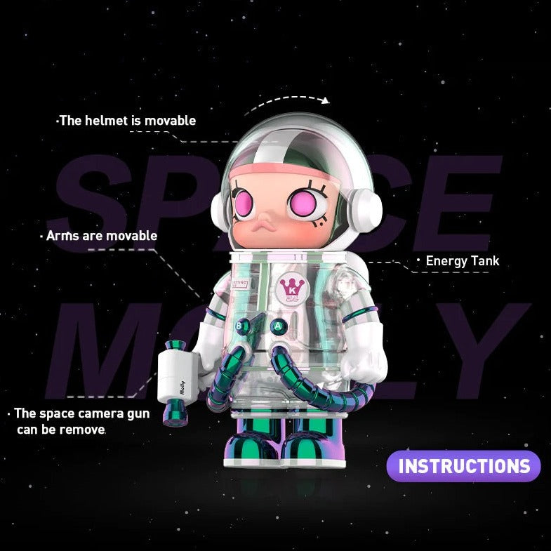 POPMART KENNYSWORK MEGA COLLECTION 400% SPACE Molly INSTINCTOY (Sealed New)