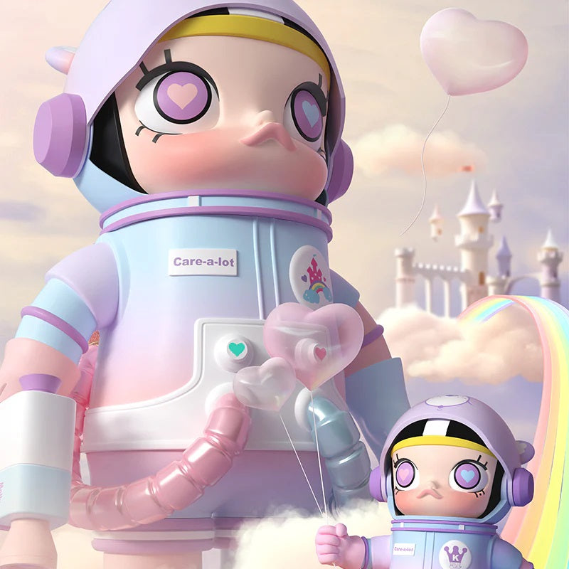 POPMART MEGA COLLECTION SPACE MOLLY CARE BEARS 400%+100% Care-A-Lot