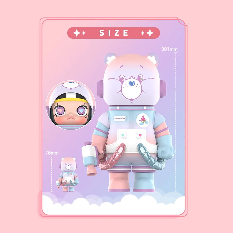POPMART MEGA COLLECTION SPACE MOLLY CARE BEARS 400%+100% Care-A-Lot