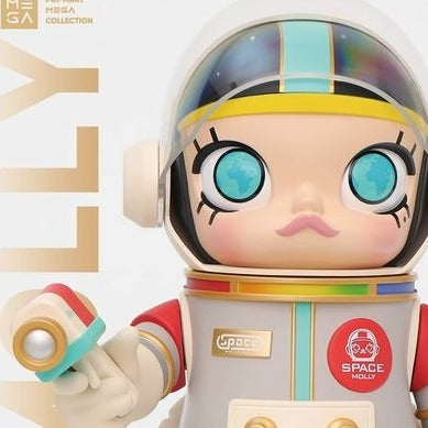 ETTV POPMART MEGA COLLECTION 400% SPACE MOLLY Kennyswork (The Girl from the Earth) RARE