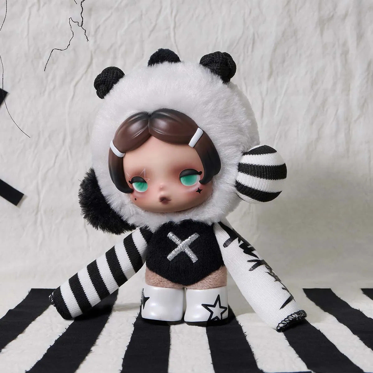 POP MART SKULLPANDA Off Mode Series Plush Doll