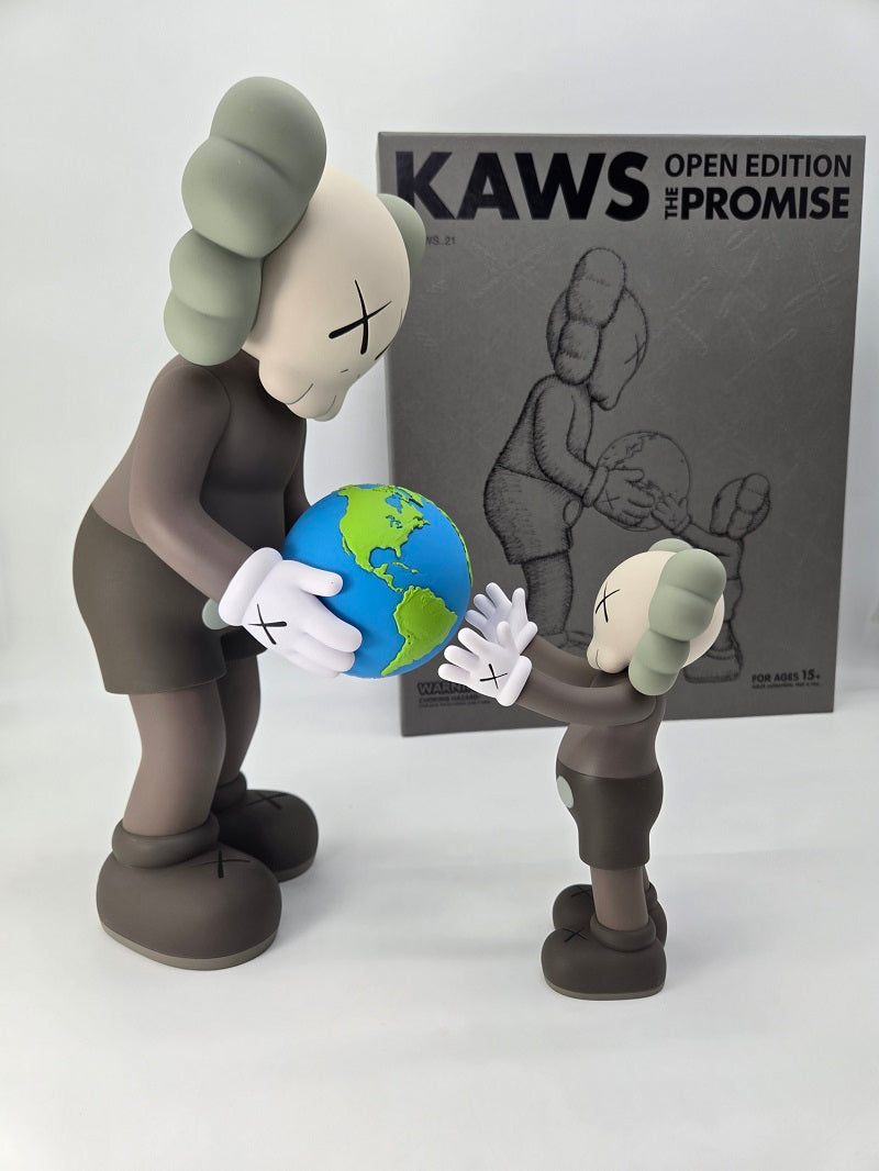 KAWS THE PROMISE Vinyl Figure Brown, NEW
