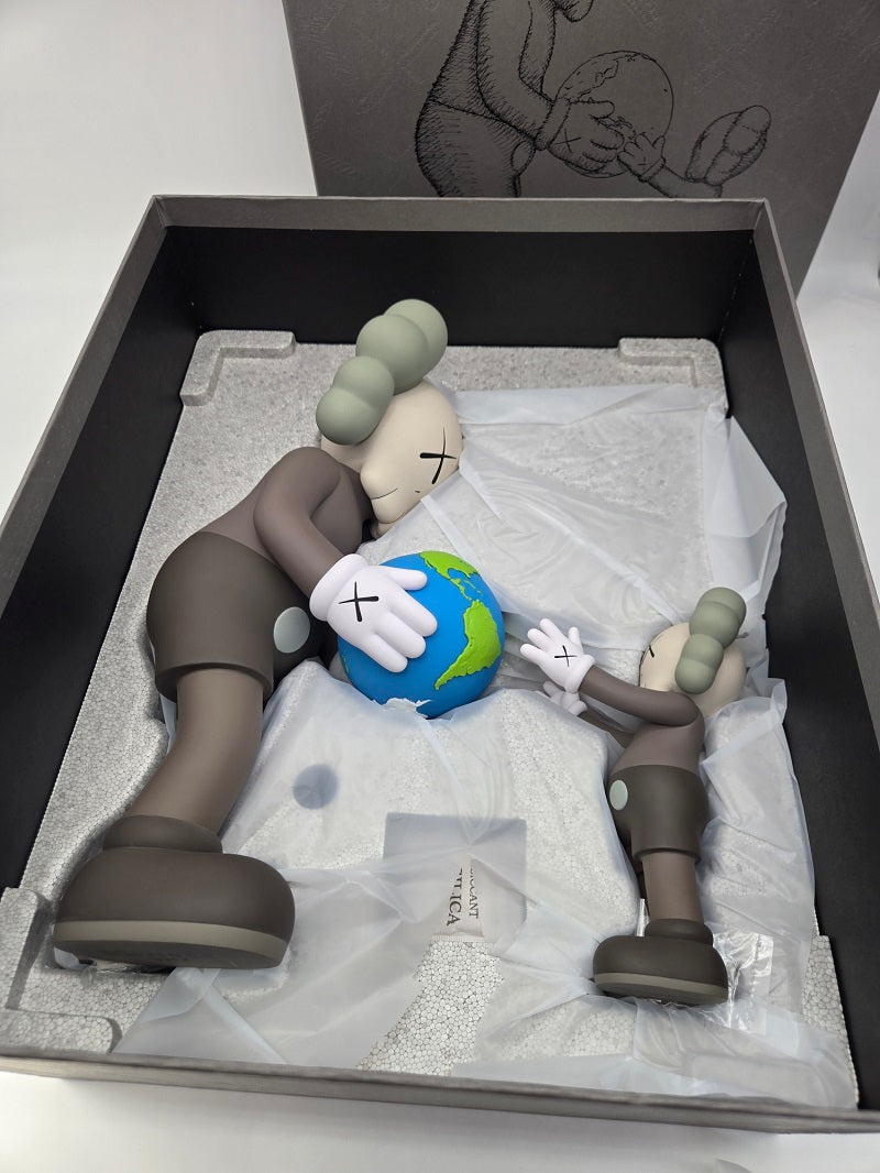 KAWS THE PROMISE Vinyl Figure Brown, NEW