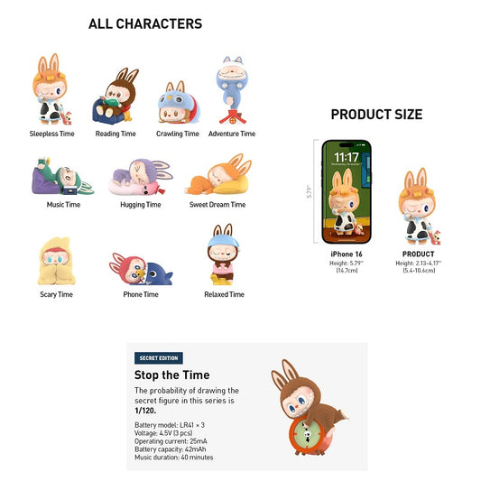 POP MART Labubu THE MONSTERS 1:00 A.M. Series Figures