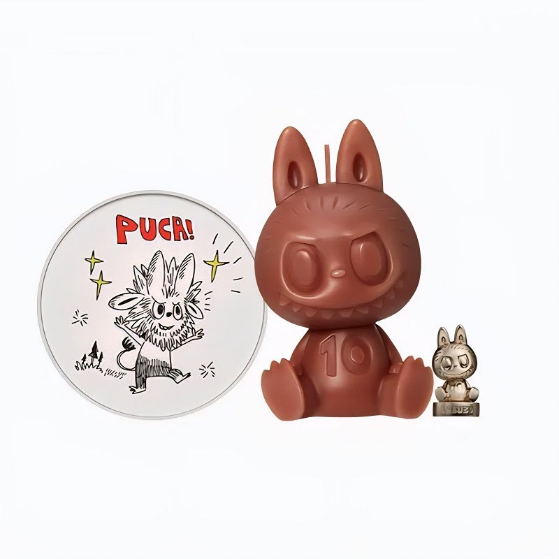 POP MART THE MONSTERS 10th Anniversary Scented Candle w/ Hidden Labubu Figure