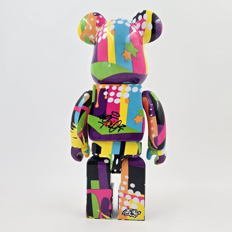 BE@RBRICK SKET ONE 400% DCon 2022 Signed Bearbrick Figure & Box w/ COA