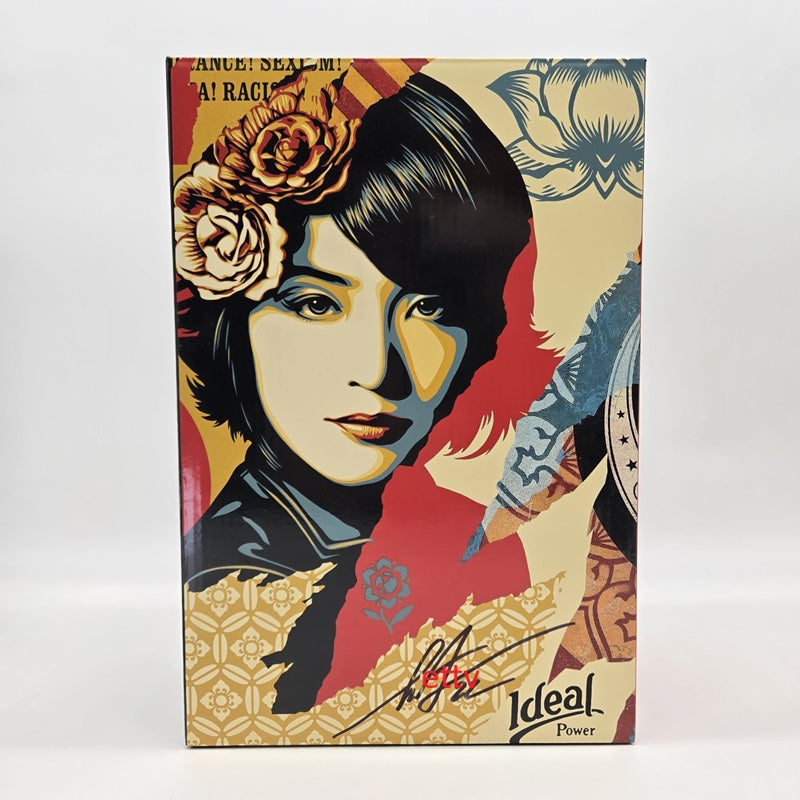 BE@RBRICK x OBEY 100% & 400% Bearbrick Figure Signed by Shepard Fairey w/ COA