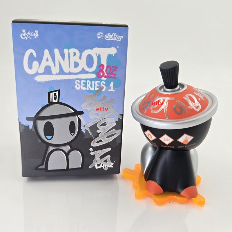 Sket One Canbot 3oz Series 1 AP Signed Figure & Box w/ COA