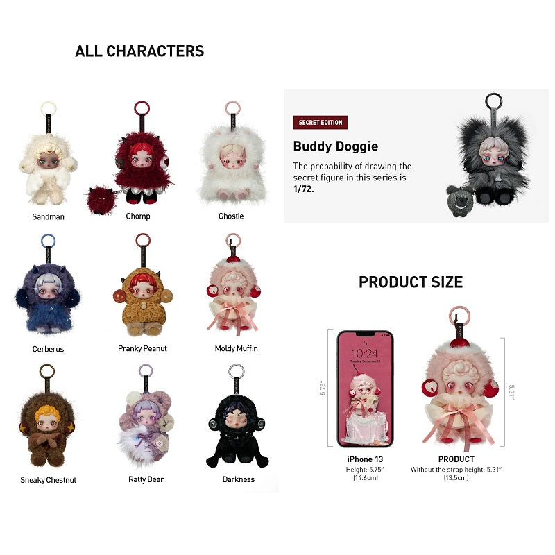 POP MART Skullpanda You Found Me Series Plush Doll Pendant Blind Box