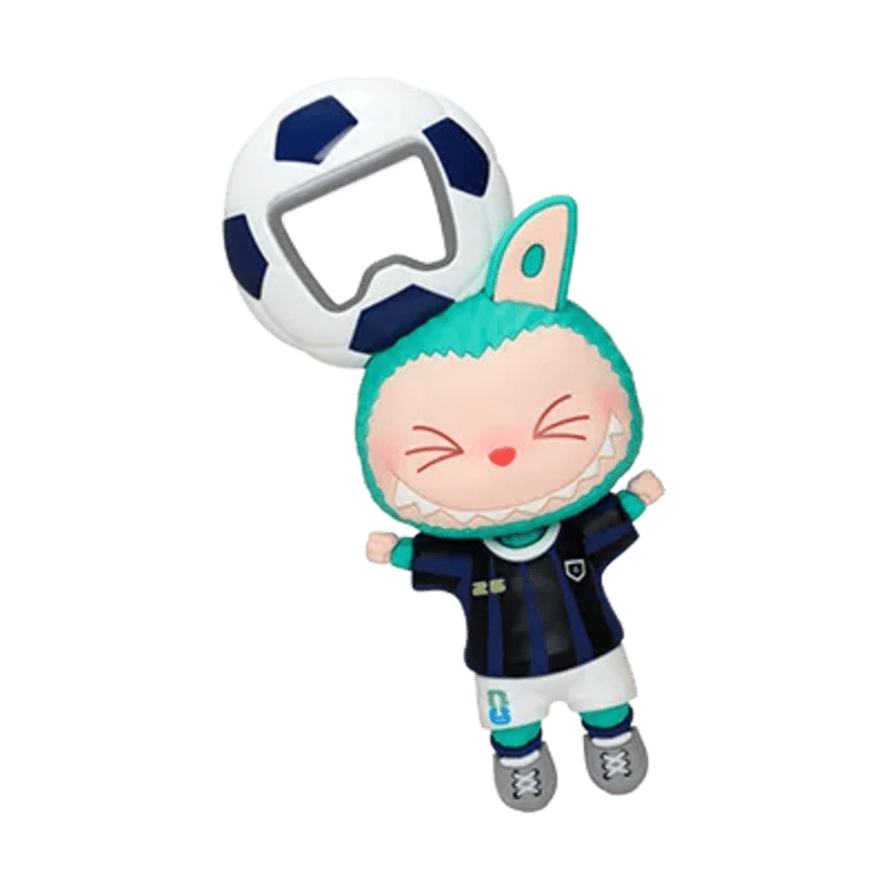 POP MART THE MONSTERS × FIFA Series Labubu Bottle Opener Fridge Magnet