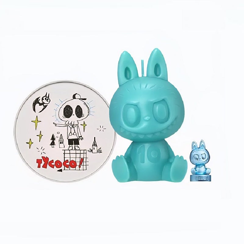 POP MART THE MONSTERS 10th Anniversary Scented Candle w/ Hidden Labubu Figure