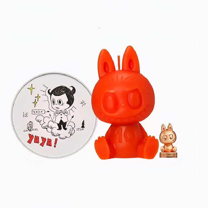 POP MART THE MONSTERS 10th Anniversary Scented Candle w/ Hidden Labubu Figure