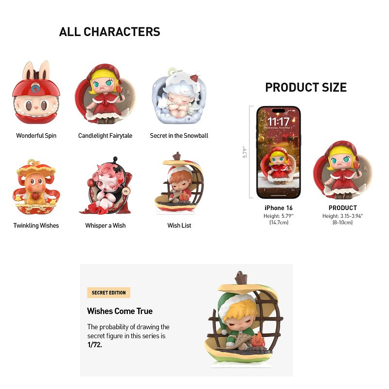 POPMART Hirono Apple of My Eye Series 2025 Secret "Wishes Come True" - NEW