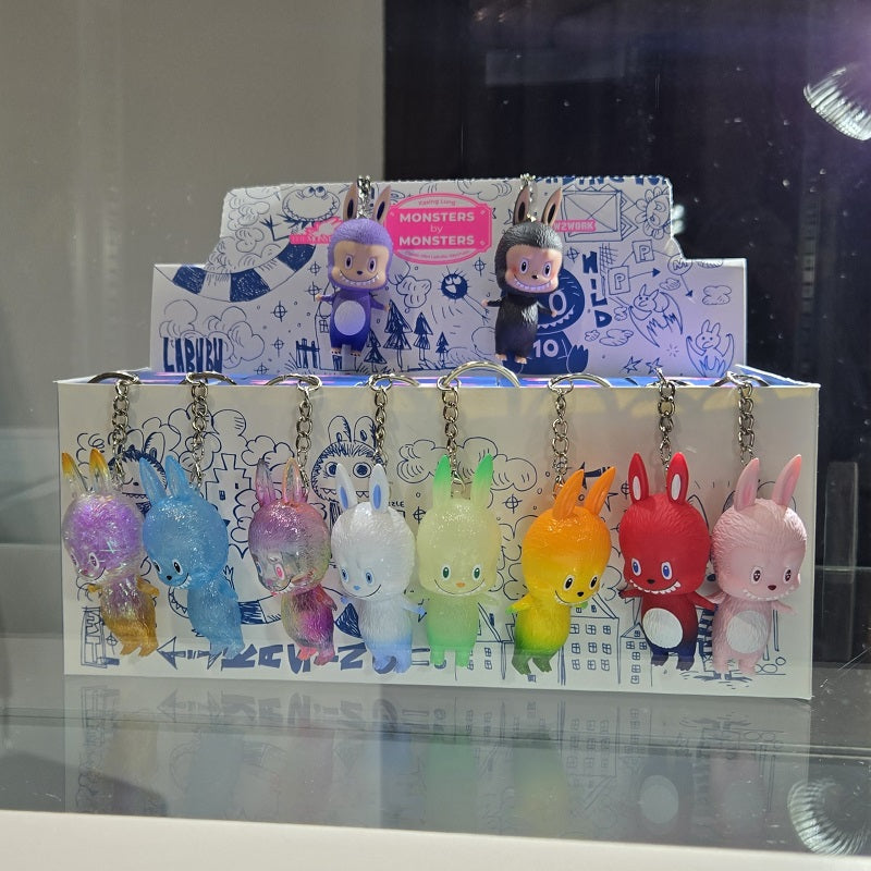 HOW2WORK Classic Mini Labubu Keychain 100% – DCon 2025 (Sealed Set of 10) NEW