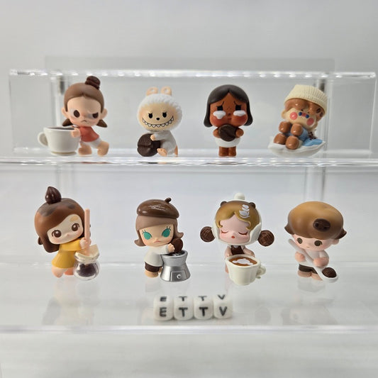 POPMART POPBEAN Coffee Factory Blind Bag Complete Set (7pc + 1 Secret)