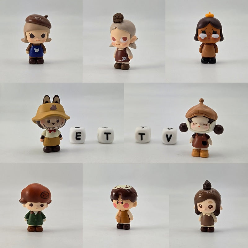 POPMART POPBEAN Coffee Factory Mini Figure Complete Set (8pc