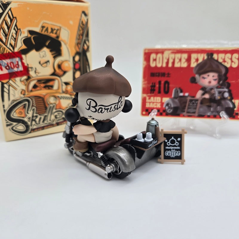 POPMART SKULLPANDA Laid Back Tomorrow Series (#13 Secret Coffee Express) 1pc NEW