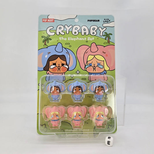 POPMART POPBEAN Crybaby The Elephant Set (Thailand Exclusive) – New