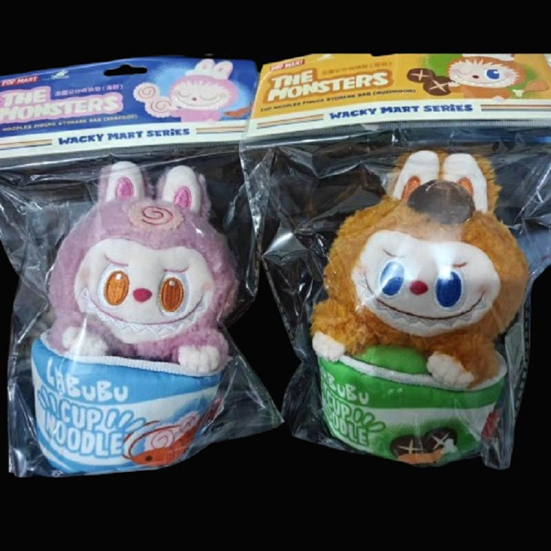 高感度ショップで2023年売れたブランド POPMART Labubu Wacky Mart Cup Noodles Storage Bag (Pop-Up ぬいぐるみ