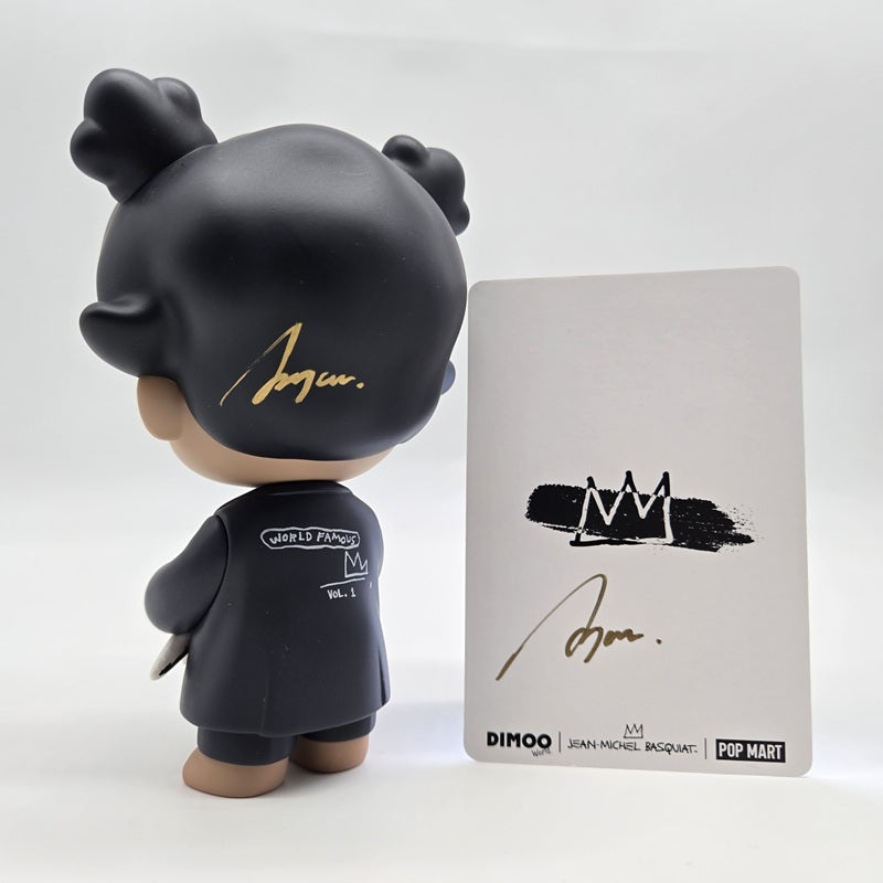 POPMART DIMOO x Basquiat 002 Double-Signed Ayan Deng Figure & ID Card