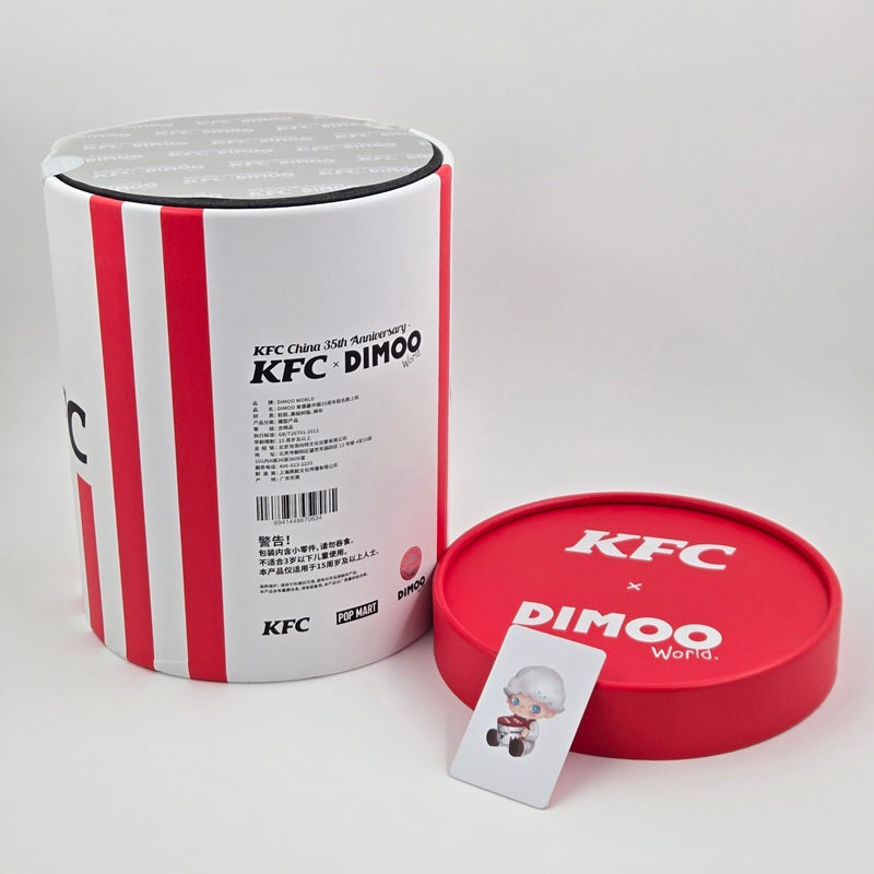 POPMART DIMOO x KFC China 35th Anniversary Colonel LE 500 First Edition w/ COA
