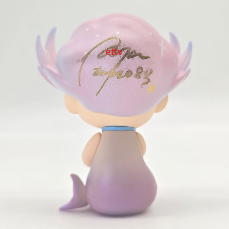 POP MART DIMOO Zodiac Series Pisces Signed by Ayan Deng w/ COA
