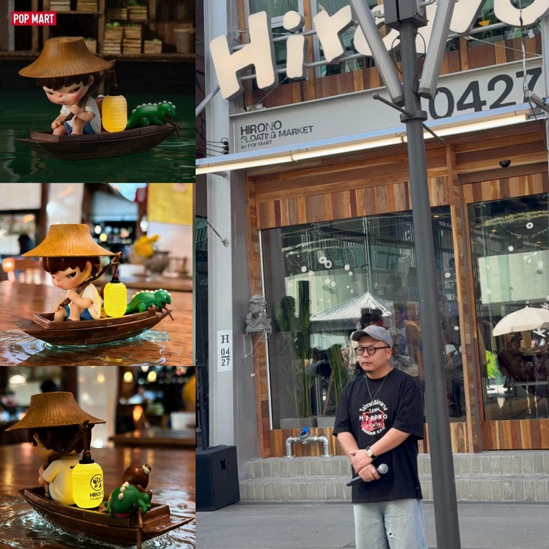 POPMART Hirono Floating Market Figure (Bangkok Exclusive) Signed