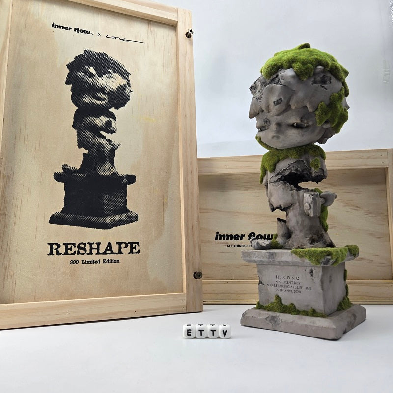 POPMART Hirono Reshape Art Sculpture — Artist Signed COA# | Limited Edition 399