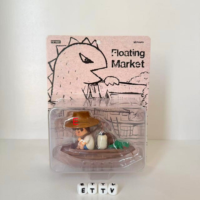 POPMART Hirono Floating Market Figure (Bangkok Exclusive) Signed