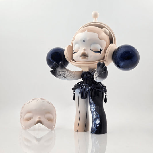 POPMART MEGA α SKULLPANDA 400% Guo Pei Signed Xiong Miao LA 2026 w/ COA