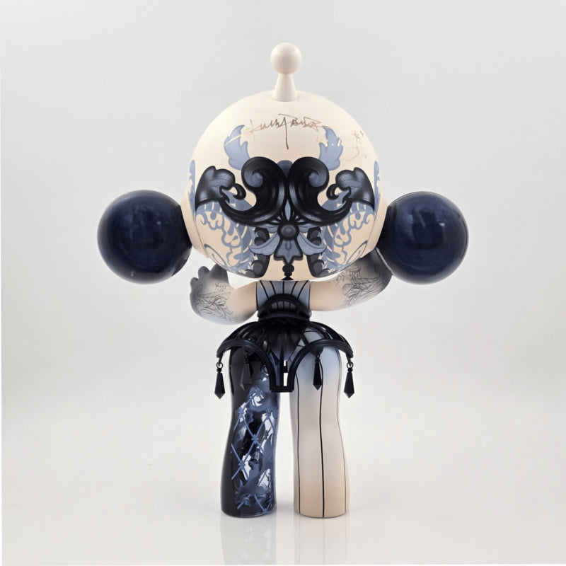 POPMART MEGA α SKULLPANDA 400% Guo Pei Signed Xiong Miao LA 2026 w/ COA