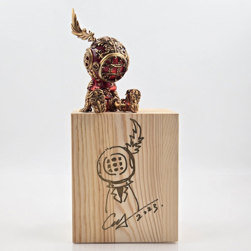 SANK TOYS Nostalgia Ruby #69/150 Double-Signed Shaun Guo + Sketch w/ COA