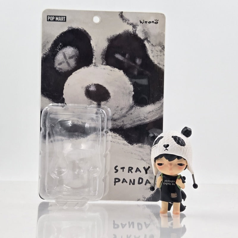 POPMART Hirono Stray Panda Limited Edition Signed Lang w/ COA + Entry Card
