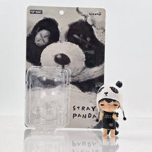 POPMART Hirono Stray Panda Limited Edition Signed Lang w/ COA + Entry Card