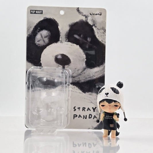 POPMART Hirono Stray Panda Limited Edition Signed Lang w/ COA + Entry Card