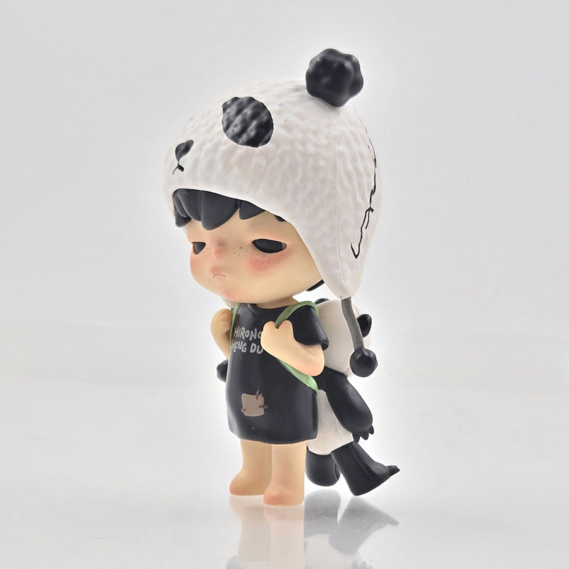 POPMART Hirono Stray Panda Limited Edition Signed Lang w/ COA + Entry Card