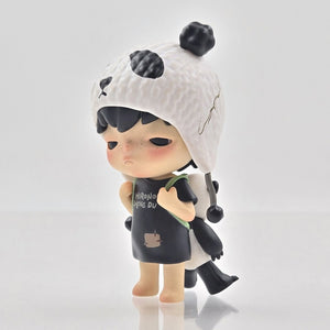 POPMART Hirono Stray Panda Chengdu Signed Lang PTS 2024 w/ COA + Entry Card